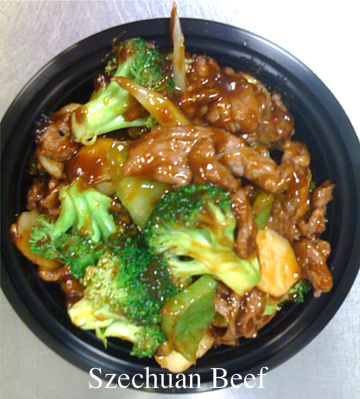 Szechuan Beef (spicy)