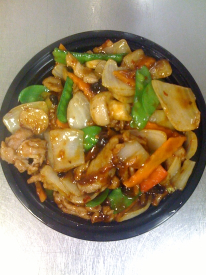 Pork with Black Bean Sauce (spicy)