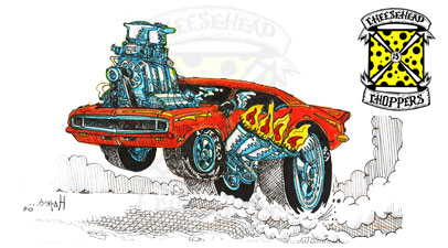 Cheese Head Choppers Illustration and Design